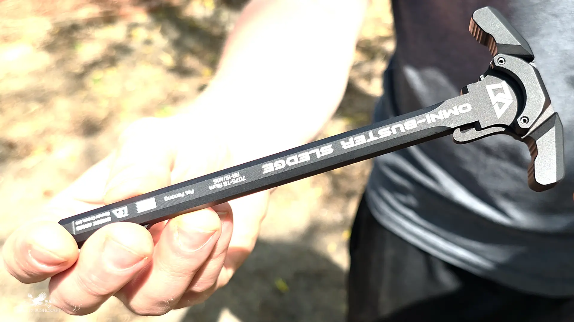 Omni-Buster avoids the oversized, exaggerated feel that some ambidextrous charging handles can have