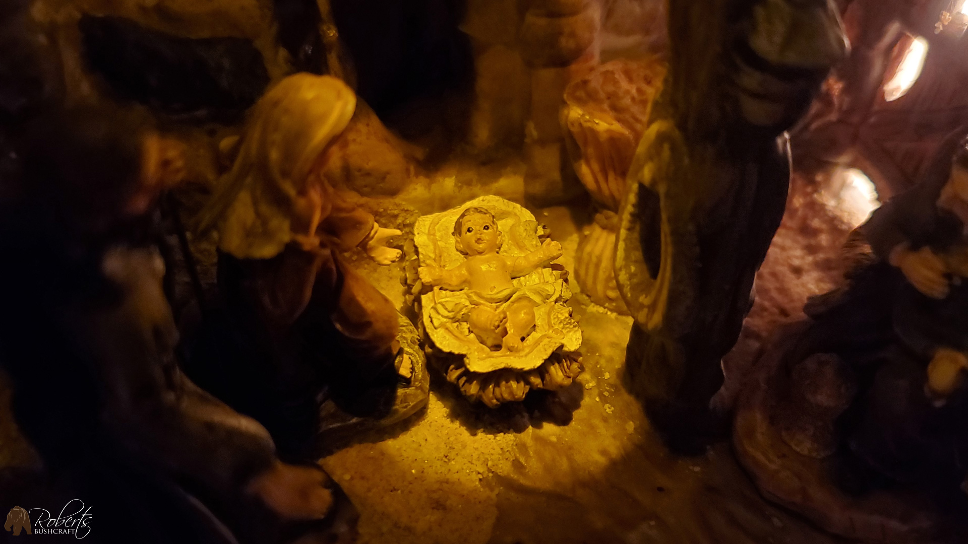 My Nativity scene birth of Jesus Christ - Merry Christmas