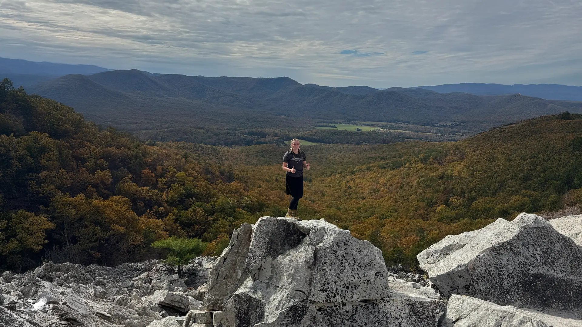 Isabella Roberts has conquered the Devil's Marble Yard