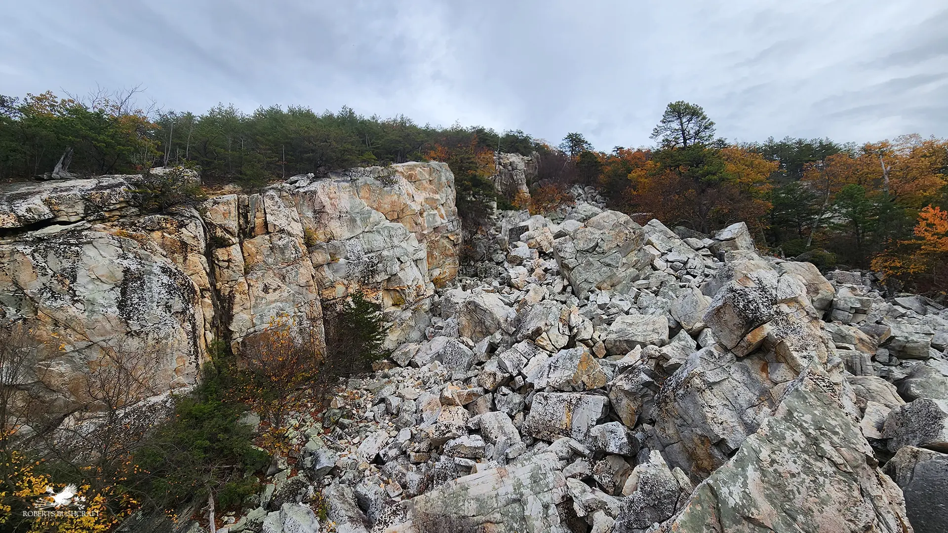 View of The Devil's Marble Yard