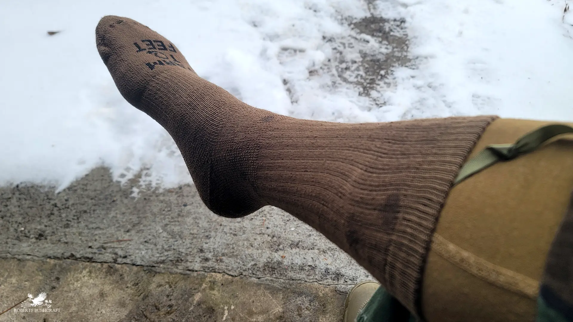 Merino wool tactical socks for cold weather hiking
