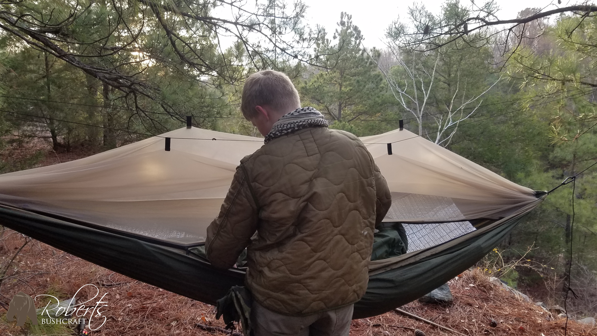 Bushcraft camp overnighter on the Roanoke River
