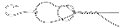 Non-Slip Mono-Loop fishing knot