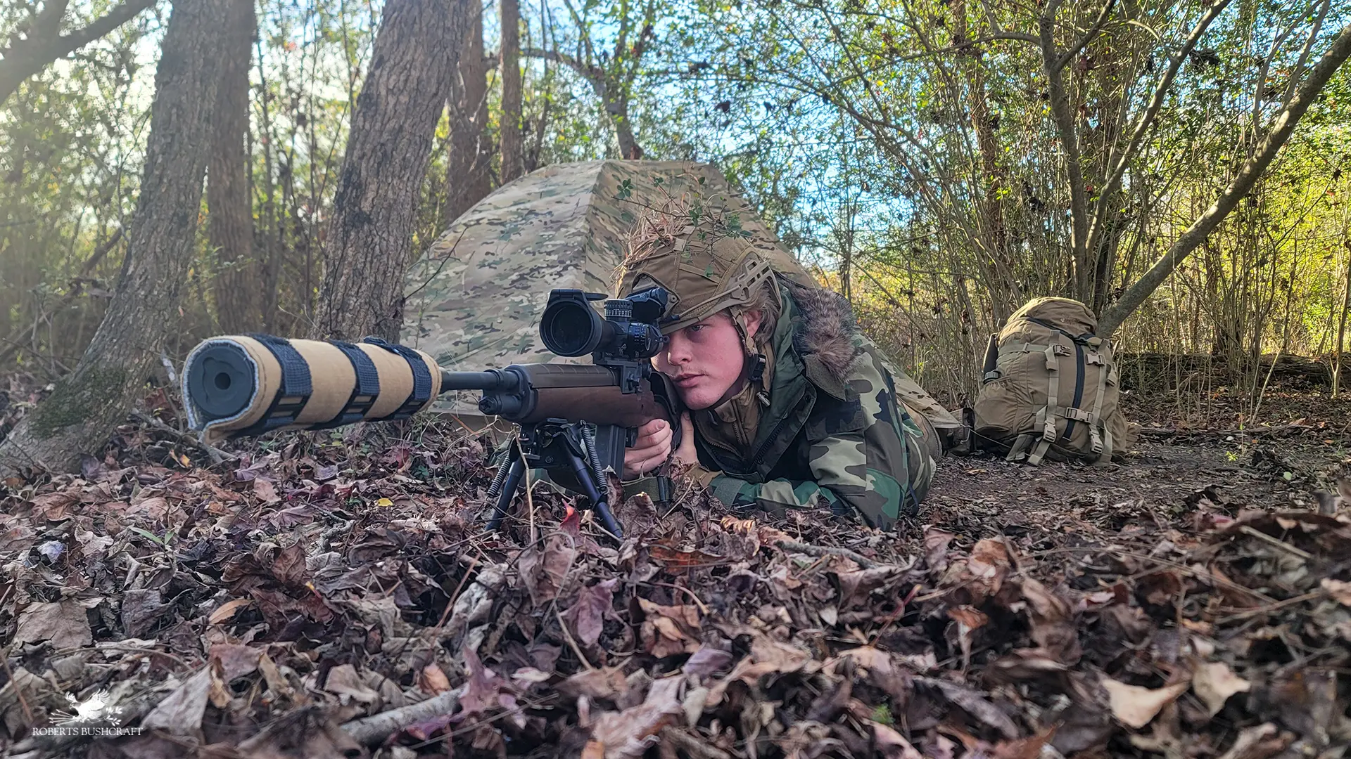 ieldcraft and Precision Shooting with the Springfield M1A Loaded: A Quiet Afternoon in the Woods