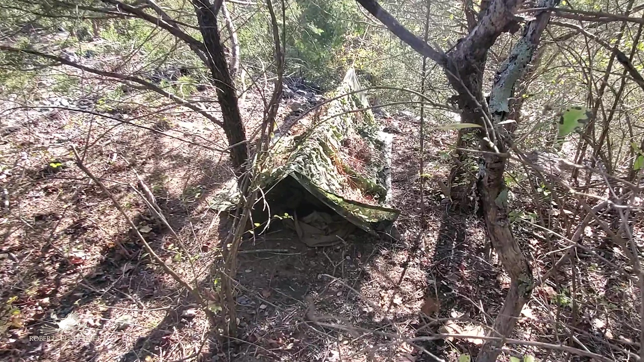 Camo netting hides outlines and glare