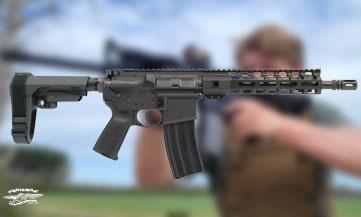 PSA AR-15 Pistol 5.56 10.5" Carbine 1/7 Nitride LTWT M-Lok MOE EPT SBA3 Pistol