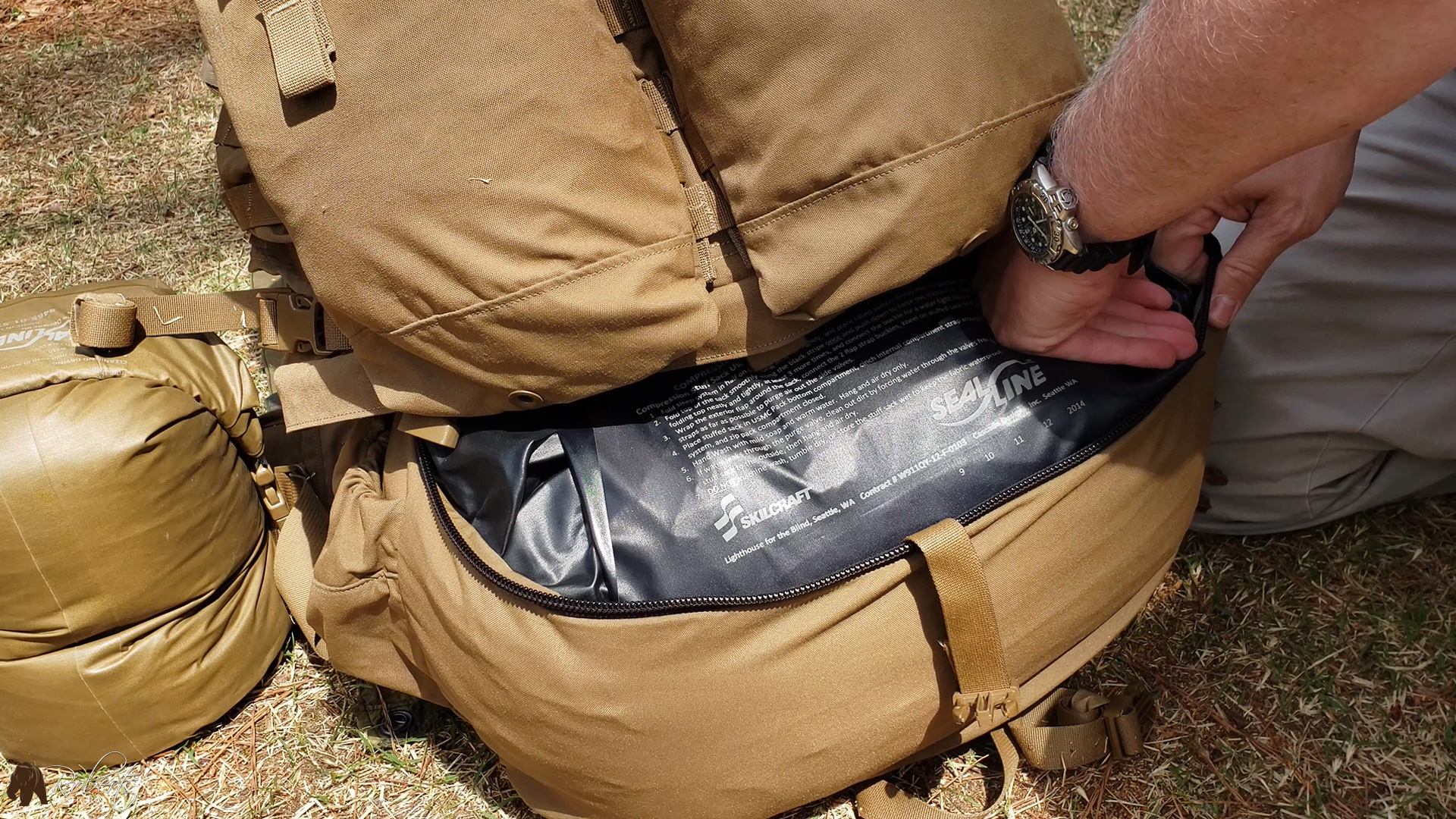 Sleeping Bag Compression Stuff Sack Bag Pack Camping USA Made Army Military NIB
