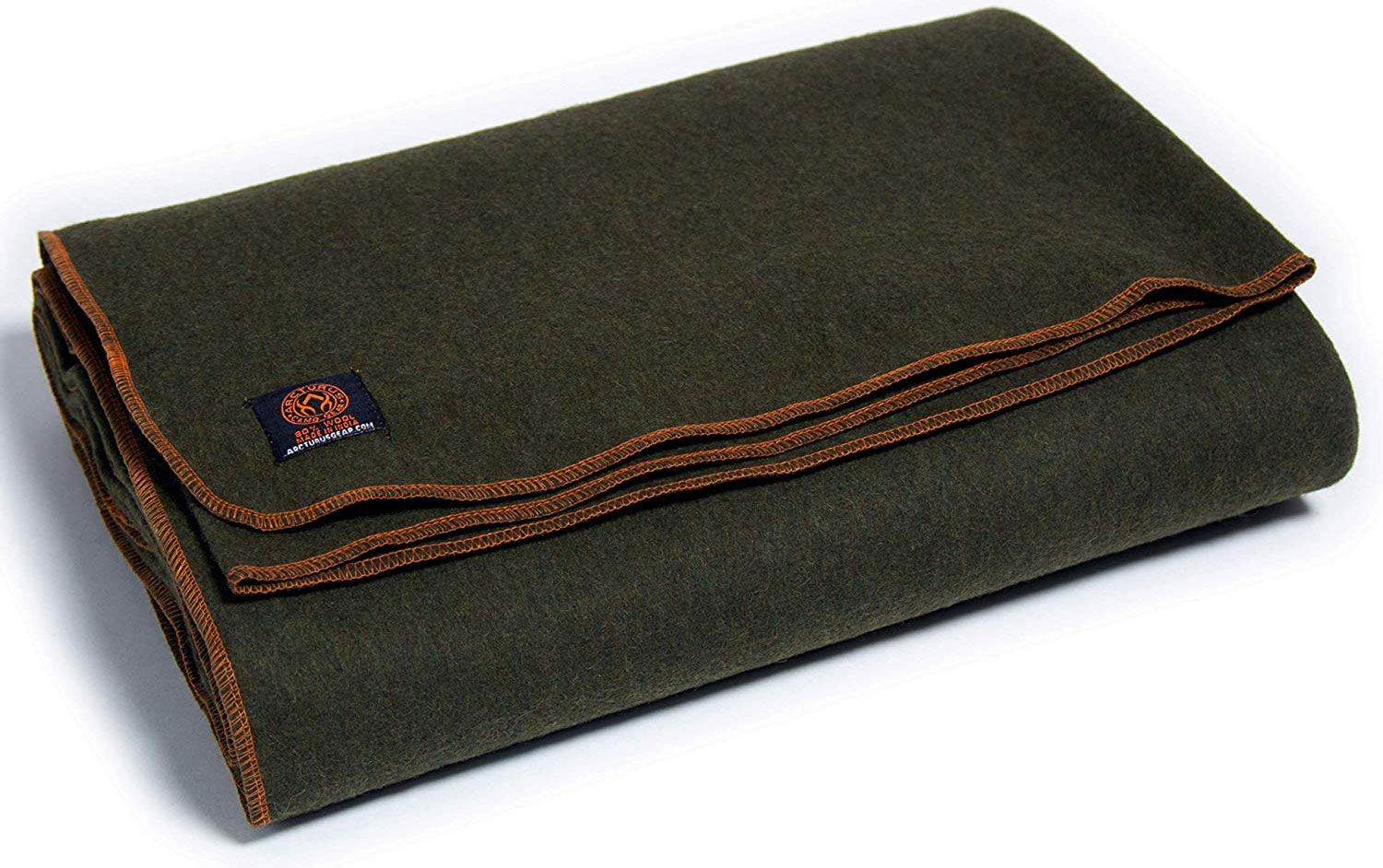 Arcturus Military Olive Green Wool Blanket